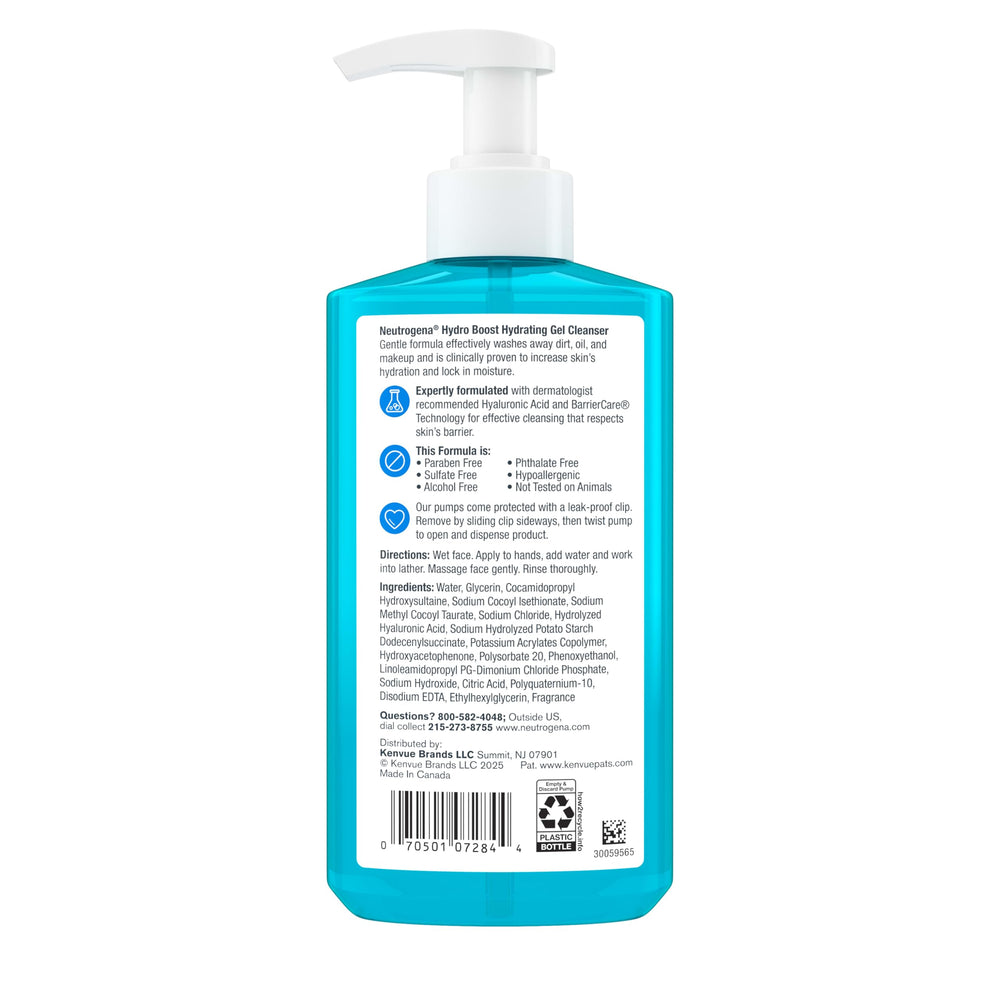 Neutrogena product icons showing cruelty-free and ingredient-free benefits