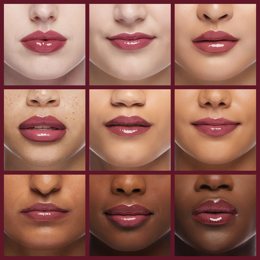Neutrogena Hydro Boost on lips close-up delivering visible color and hydrated look benefit