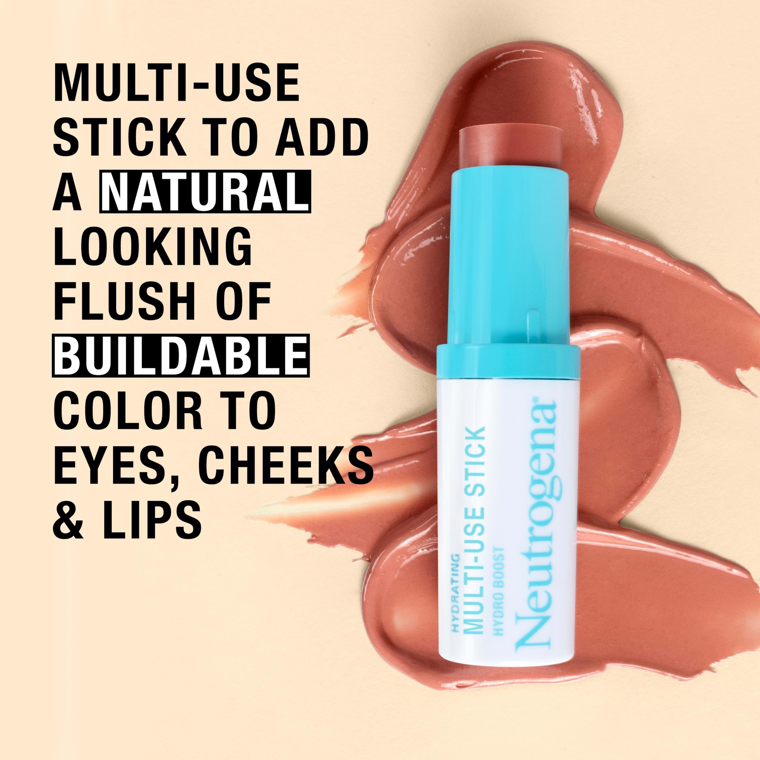 Neutrogena Hydro Boost Soft Pink swatch on skin showing hydrated finish