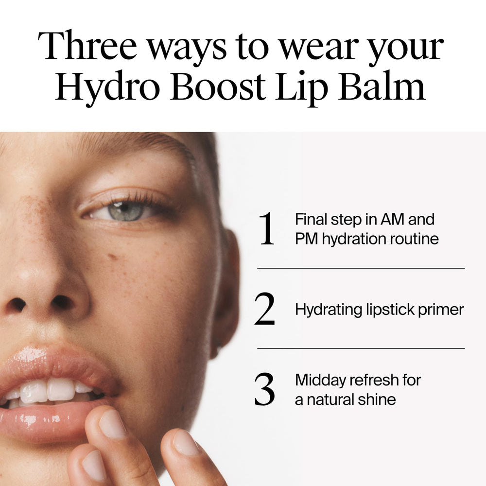 Neutrogena Hydro Boost swatch on skin showing color payoff and blendable finish benefit