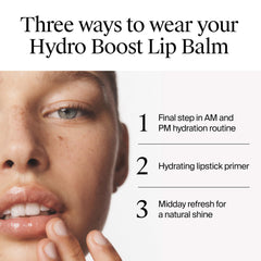 Neutrogena Hydro Boost swatch on skin showing color payoff and blendable finish benefit