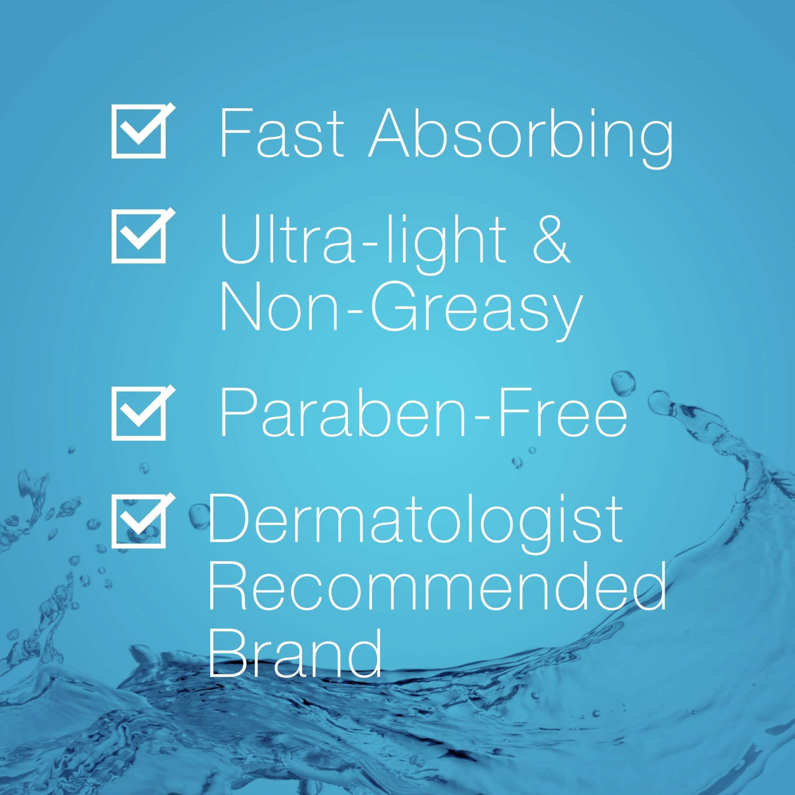 Neutrogena gel-cream texture close-up delivering quick absorption