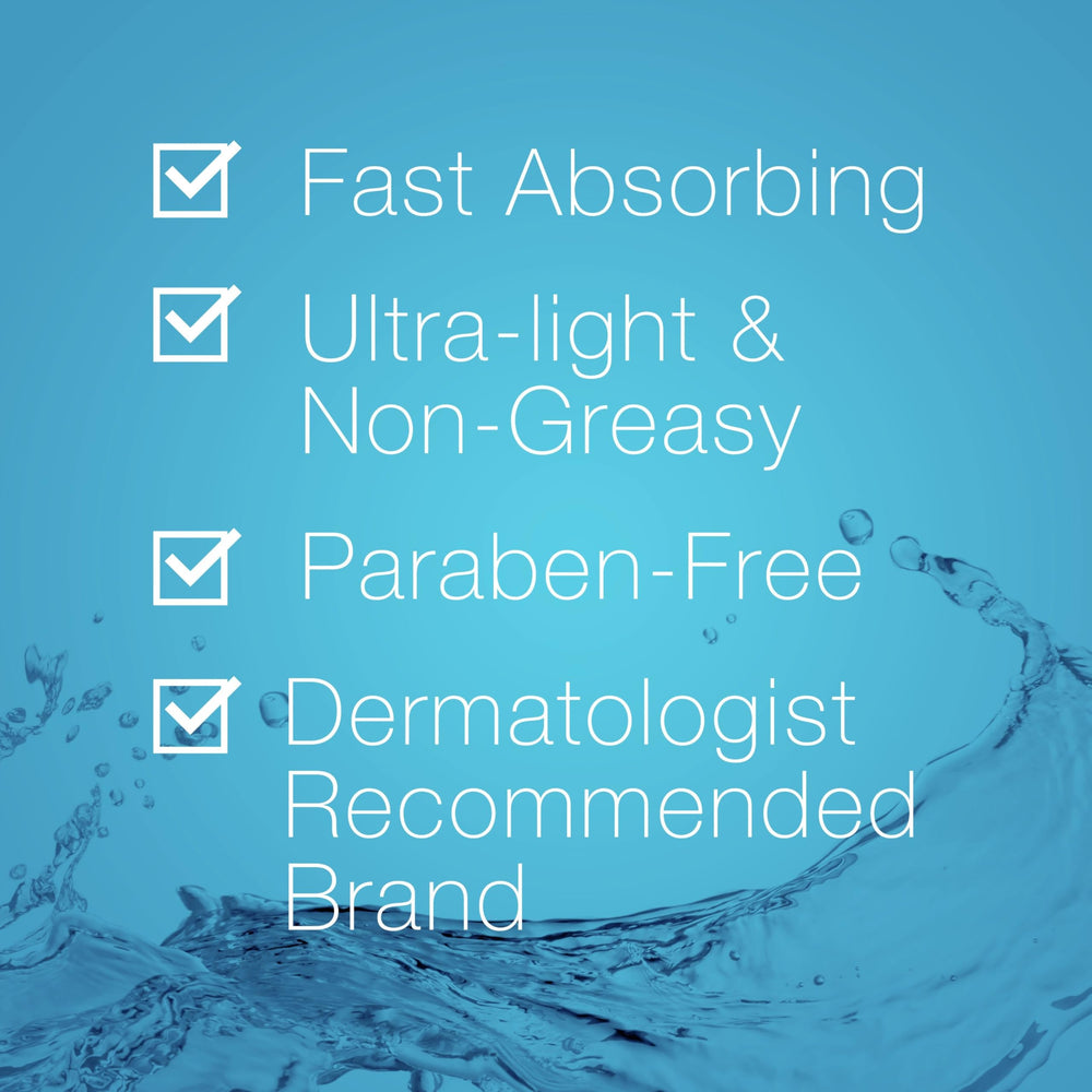 Neutrogena gel-cream texture close-up delivering quick absorption