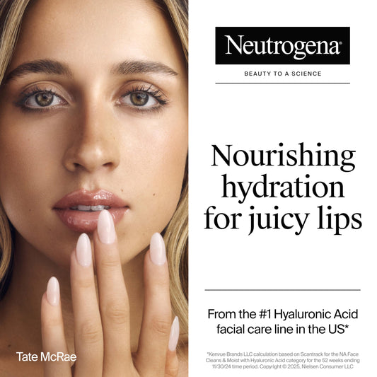 Neutrogena Hydro Boost close-up texture revealing smooth, hydrating balm finish benefit