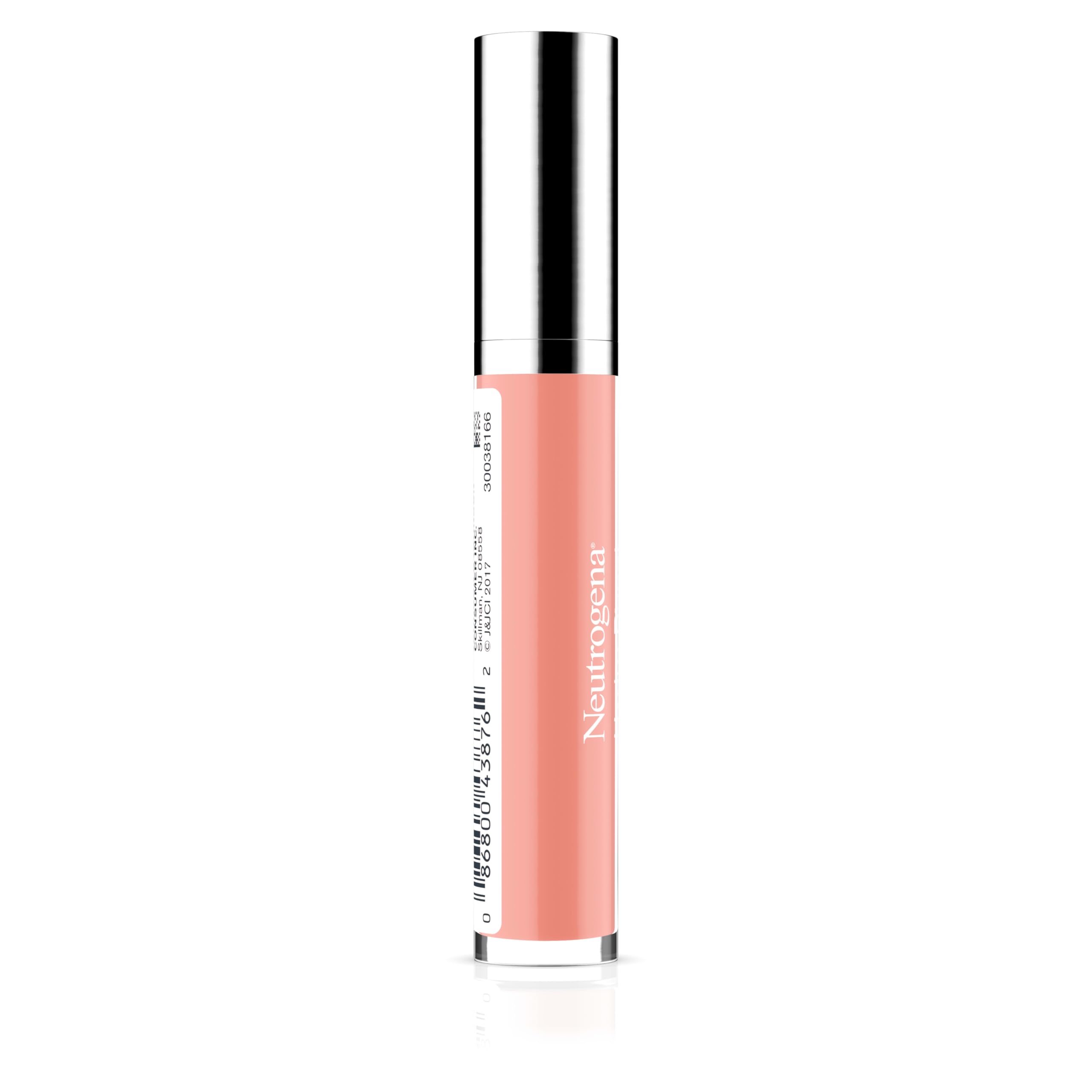 Neutrogena tube with water droplets emphasizing replenishing hydration