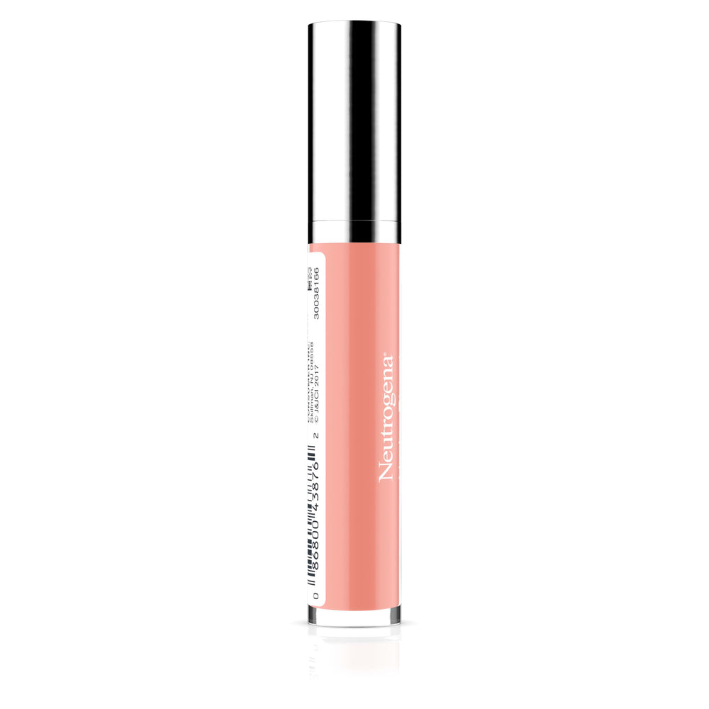 Neutrogena tube with water droplets emphasizing replenishing hydration
