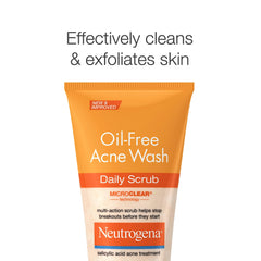 neutrogena back-of-tube ingredient list showing 2% salicylic acid strength benefit