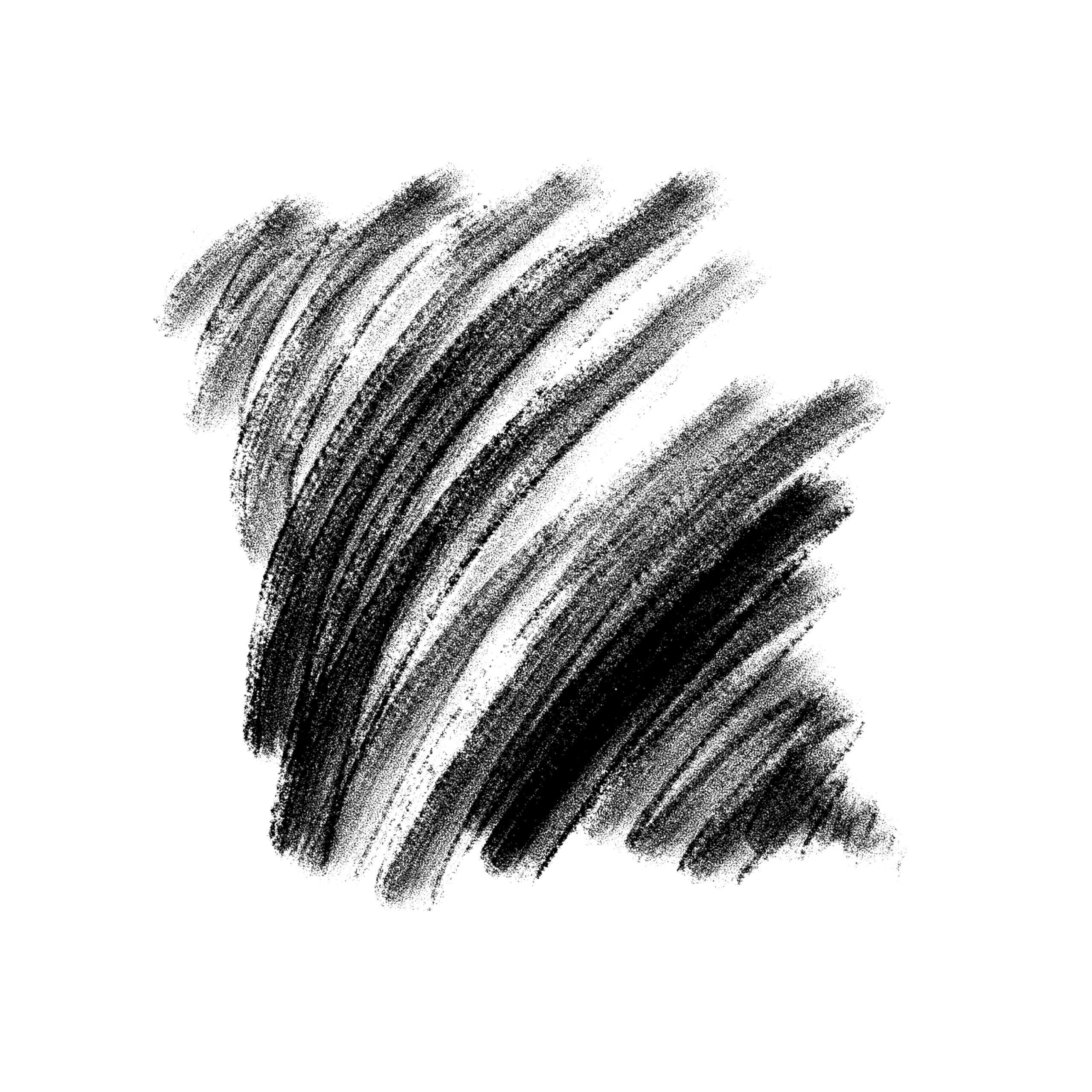 Neutrogena gel eyeliner brush stroke on skin, demonstrates rich single-stroke color