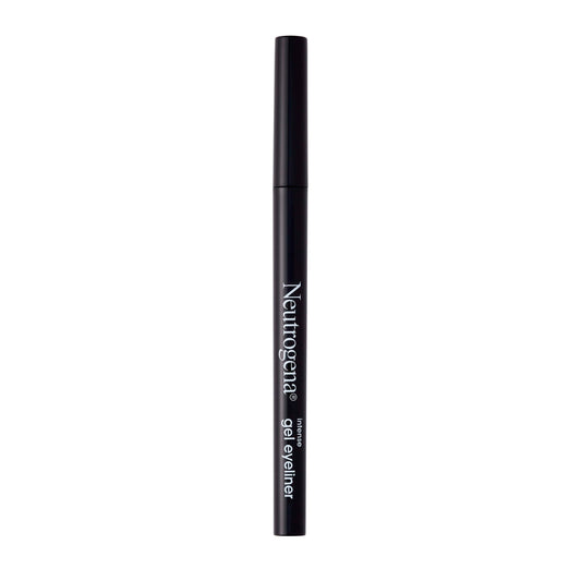 Neutrogena gel eyeliner front jar showing product and brand, precise payoff