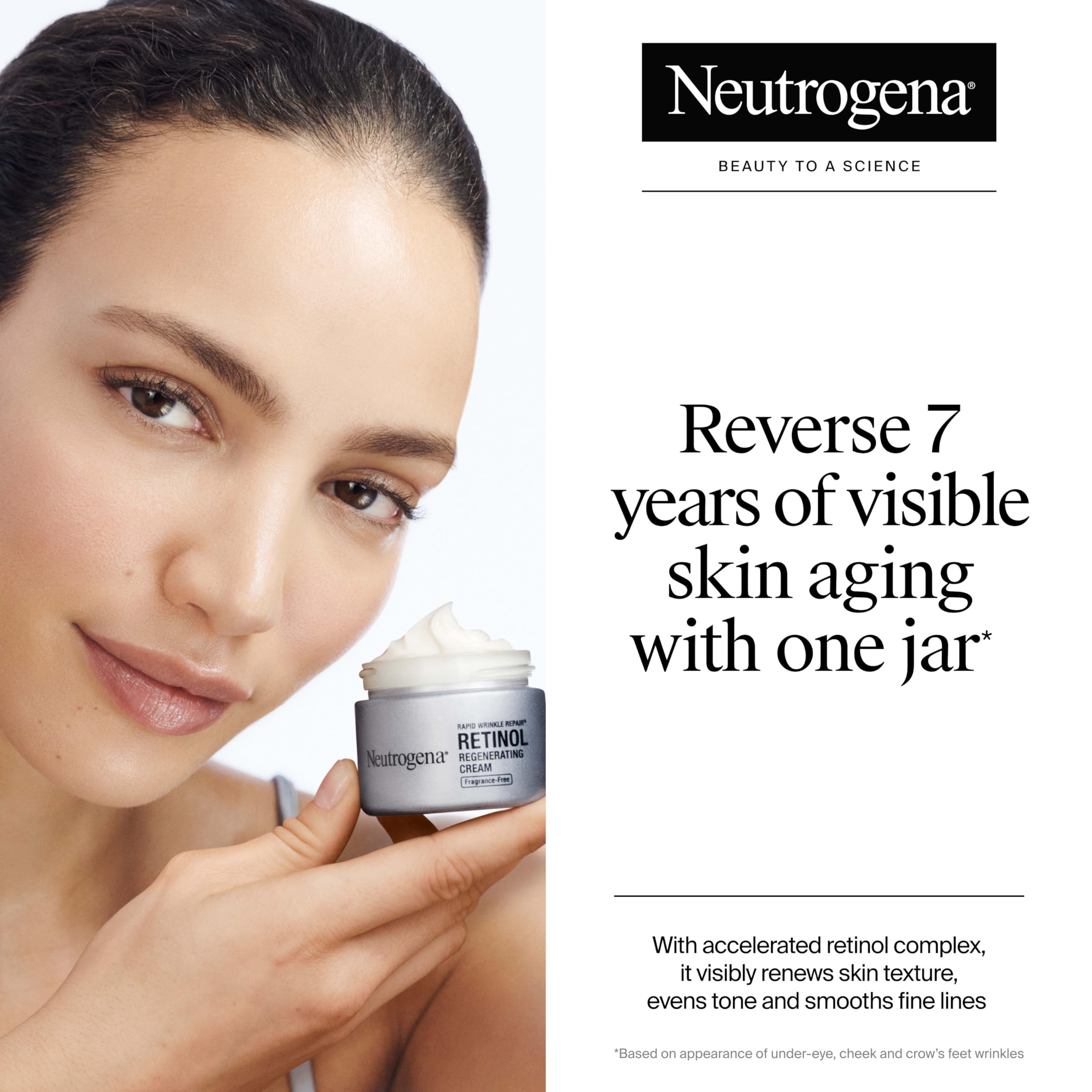 Neutrogena jar open showing cream texture and hydration boost