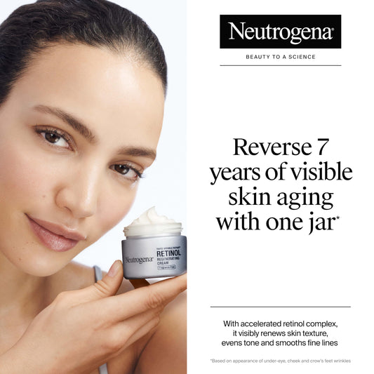 Neutrogena jar open showing cream texture and hydration boost