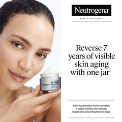 Neutrogena jar open showing cream texture and hydration boost