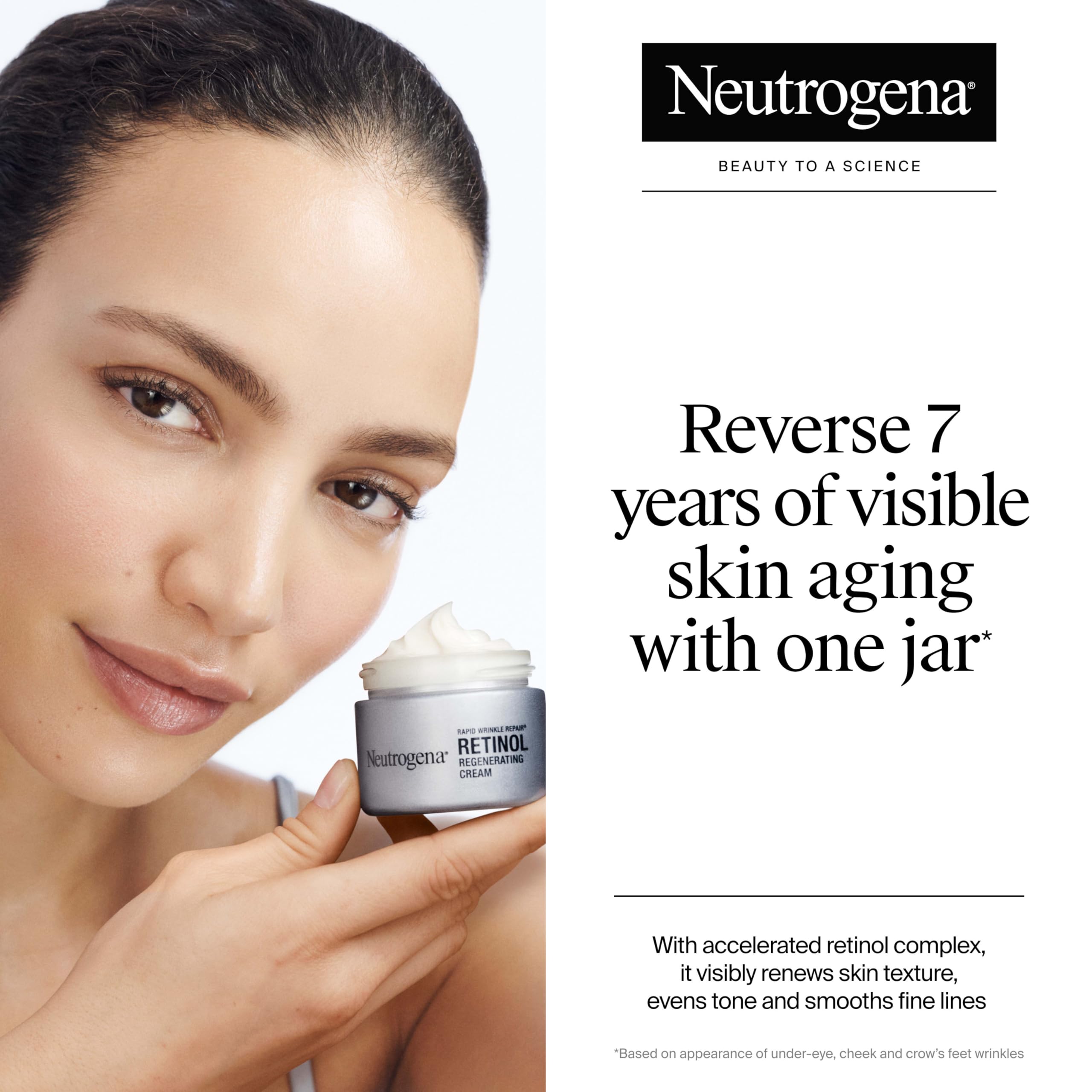 Neutrogena close-up of cream texture highlighting hydration benefit