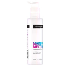 Neutrogena 6.3 fl oz bottle beside a coin for scale shows travel-friendly size