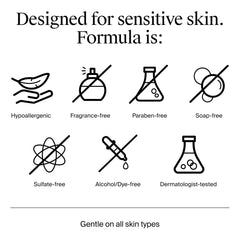 Neutrogena label ingredients detail with BarrierCare and glycerin emphasis for soothing