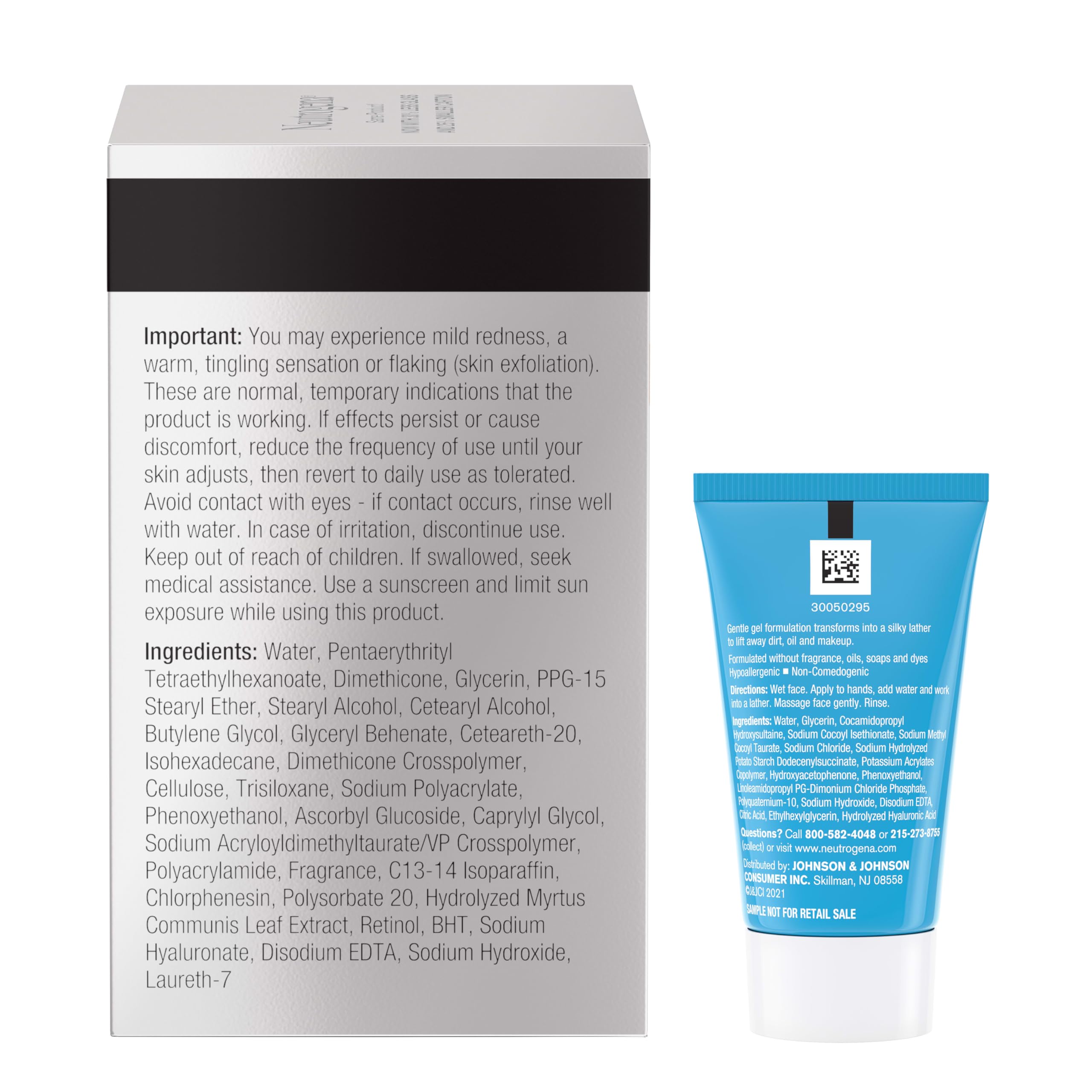 Neutrogena products on bathroom counter illustrating daily skincare routine benefits
