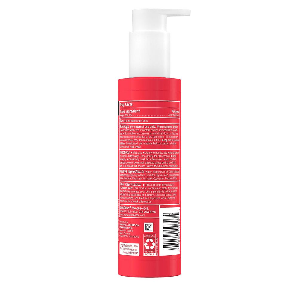 Neutrogena on bathroom counter in lifestyle setting, suggesting daily routine compatibility