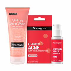 Neutrogena in bathroom setting illustrating daily skincare routine