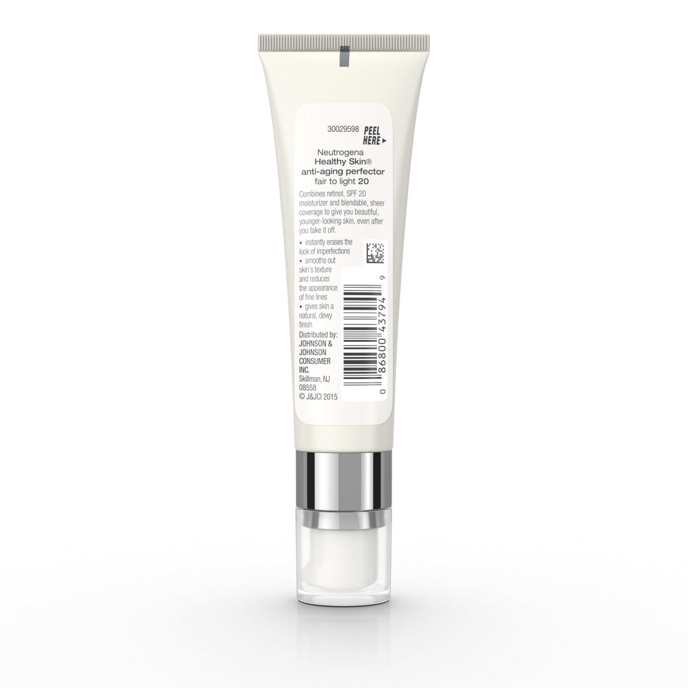 Neutrogena lifestyle bathroom routine showing quick morning application benefit