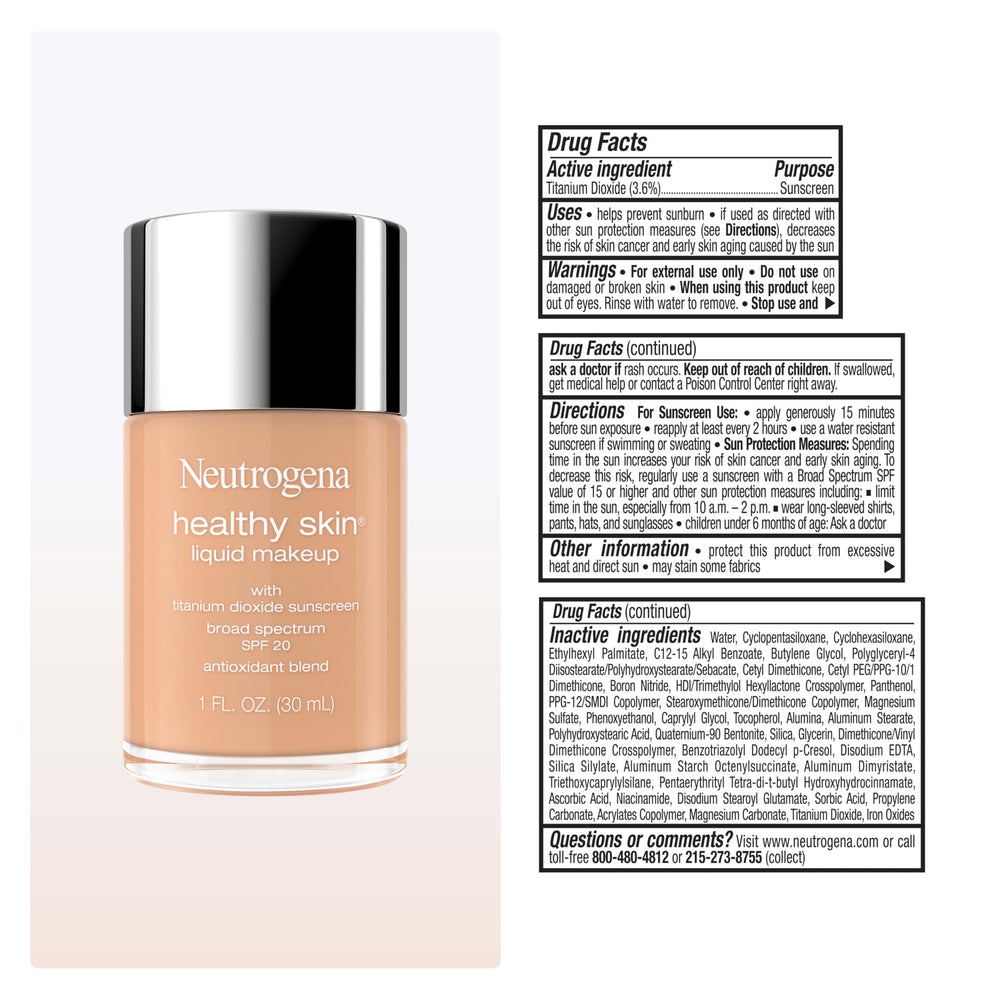 Neutrogena lifestyle makeup routine in bathroom showing daily use and quick application