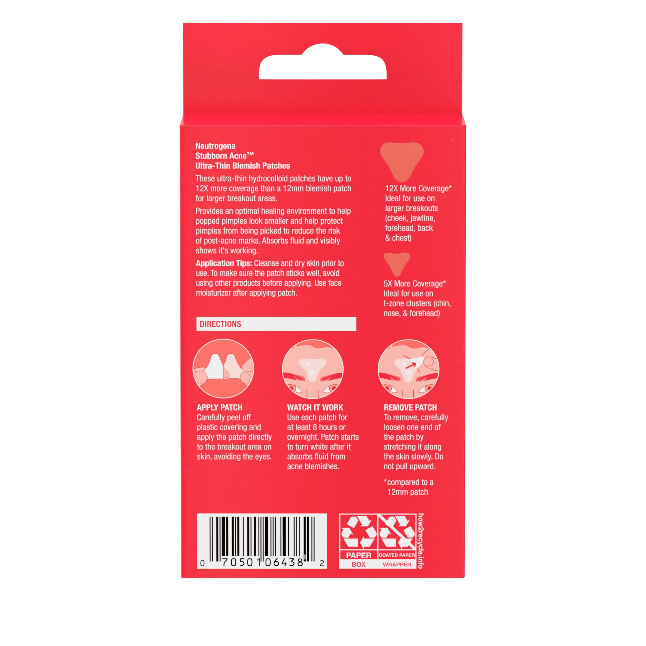 Neutrogena lifestyle image of person sleeping with patch showing discreet overnight protection benefit