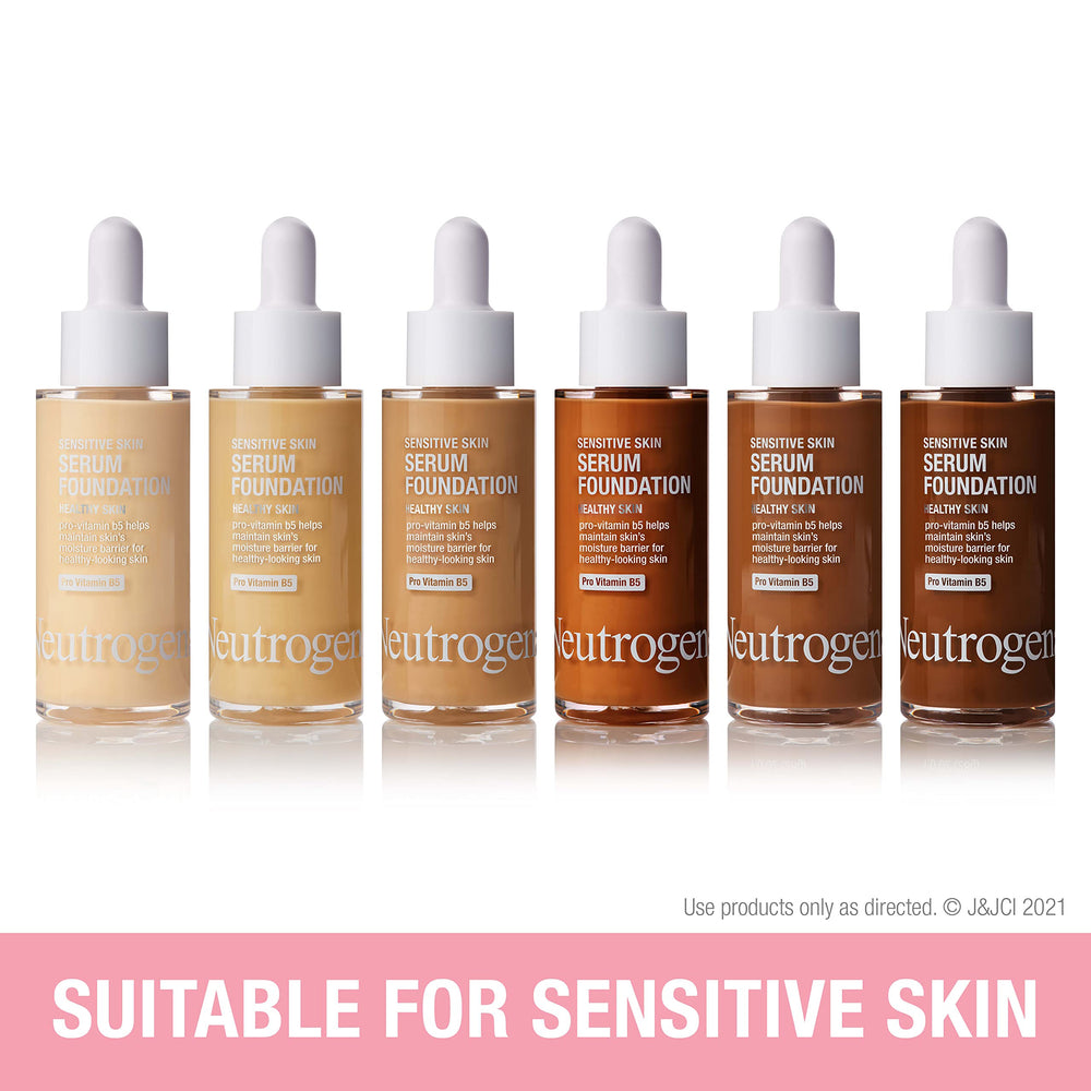 Neutrogena swatch of Light 03 on forearm showing natural color match