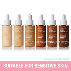 Neutrogena swatch of Light 03 on forearm showing natural color match