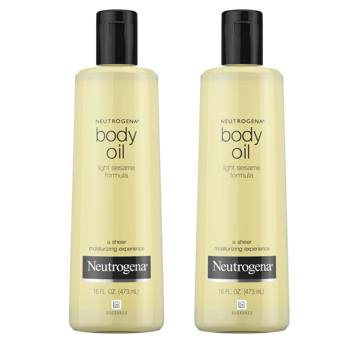 Neutrogena front packaging twin pack showcasing size and lightweight formula