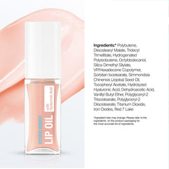 Neutrogena lifestyle shot using lip oil outdoors showing natural, polished look