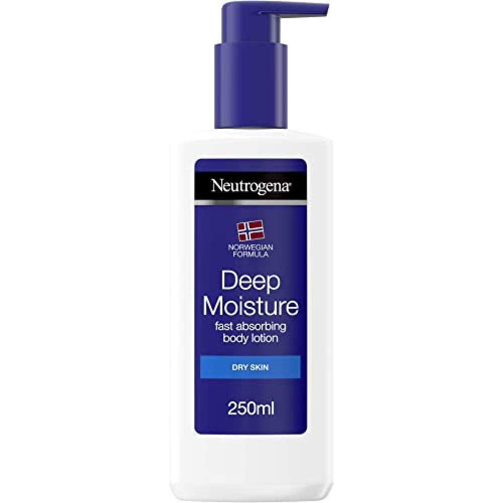 Neutrogena bottle front view showing product and quick-hydration benefit
