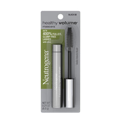 Neutrogena mascara brush close-up demonstrating volume-building design