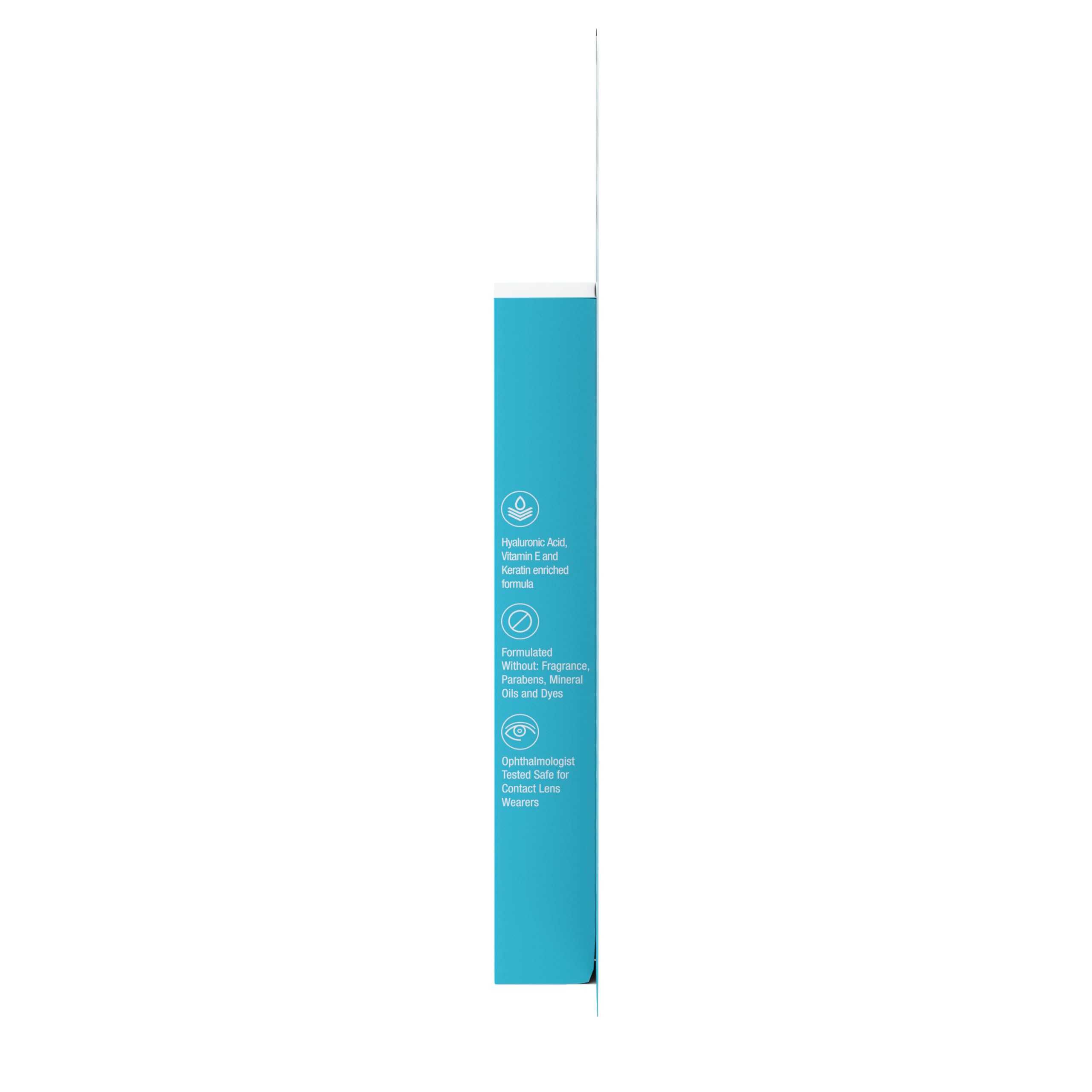 Neutrogena mascara held in hand to show compact 0.21 oz size and travel convenience