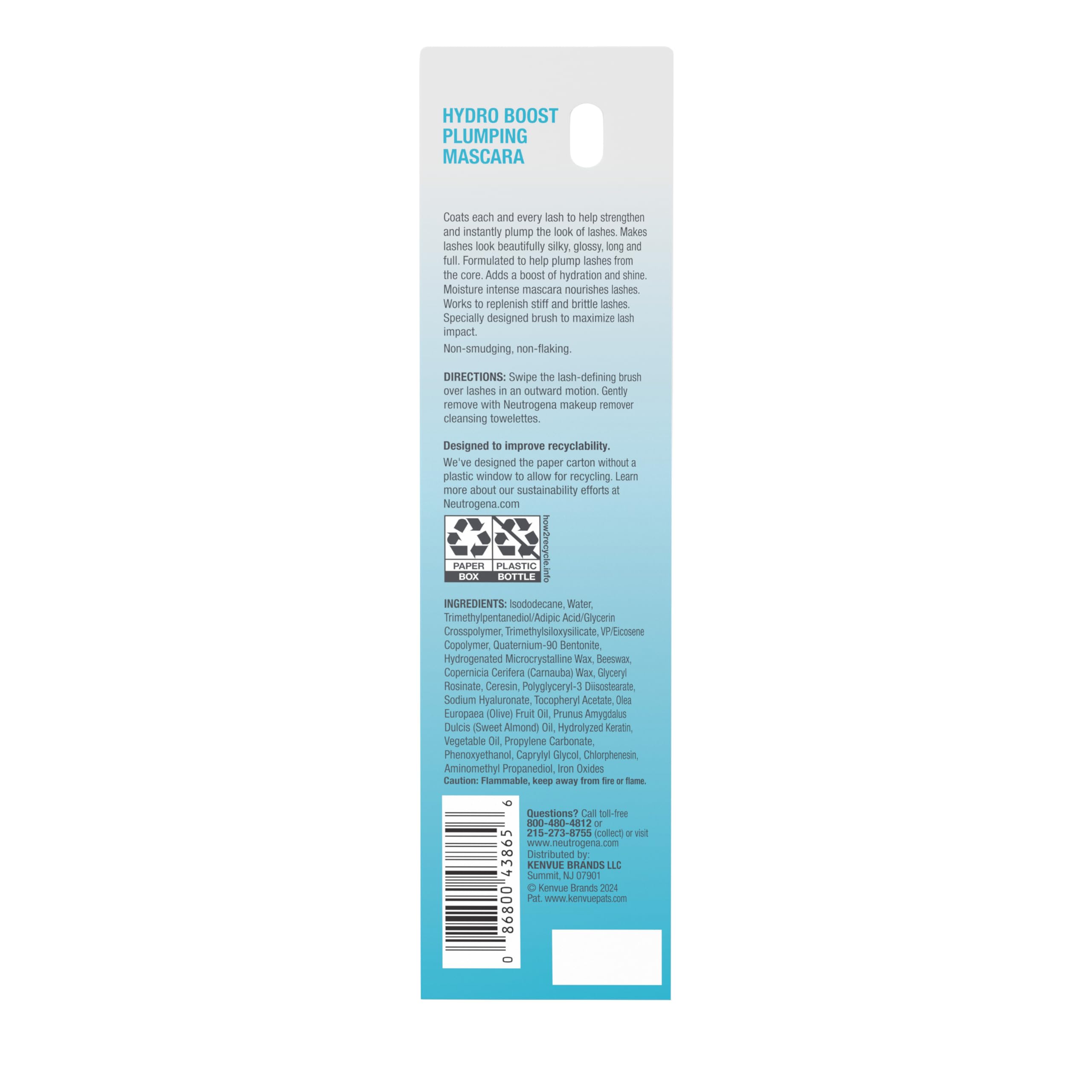 Neutrogena mascara placed in makeup bag showing everyday use and portability benefits