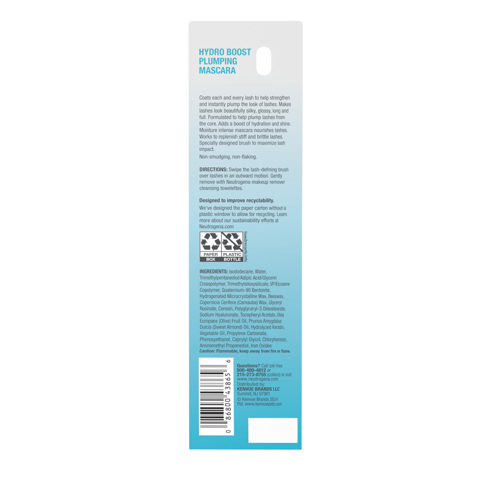 Neutrogena mascara placed in makeup bag showing everyday use and portability benefits