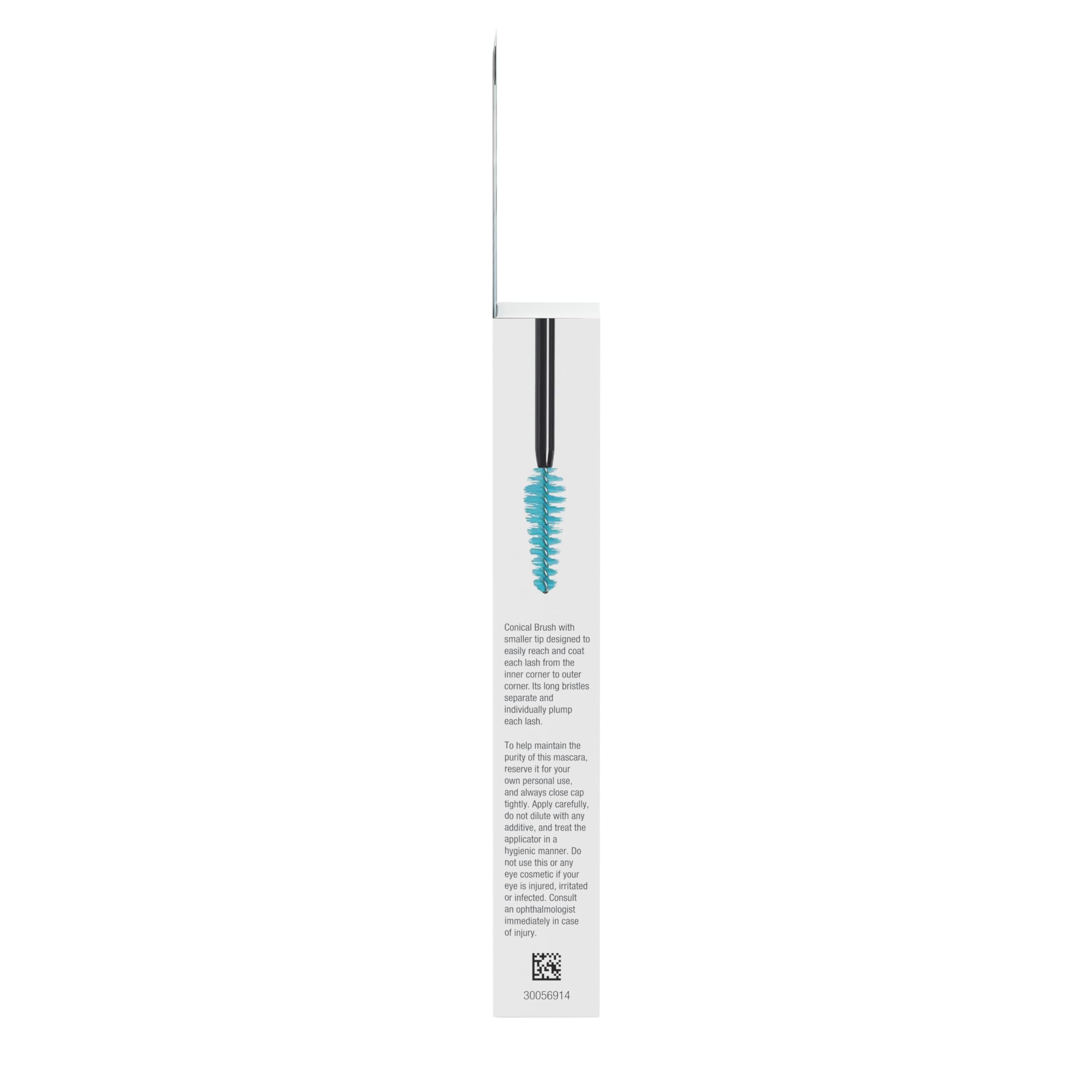 Neutrogena mascara on lashes before and after demonstrating visible plumping effect