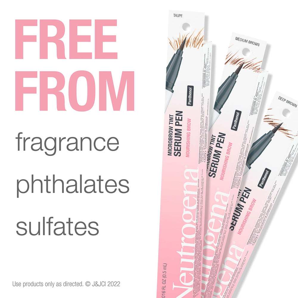 Neutrogena flexible brush tip bending slightly to create controlled, natural strokes