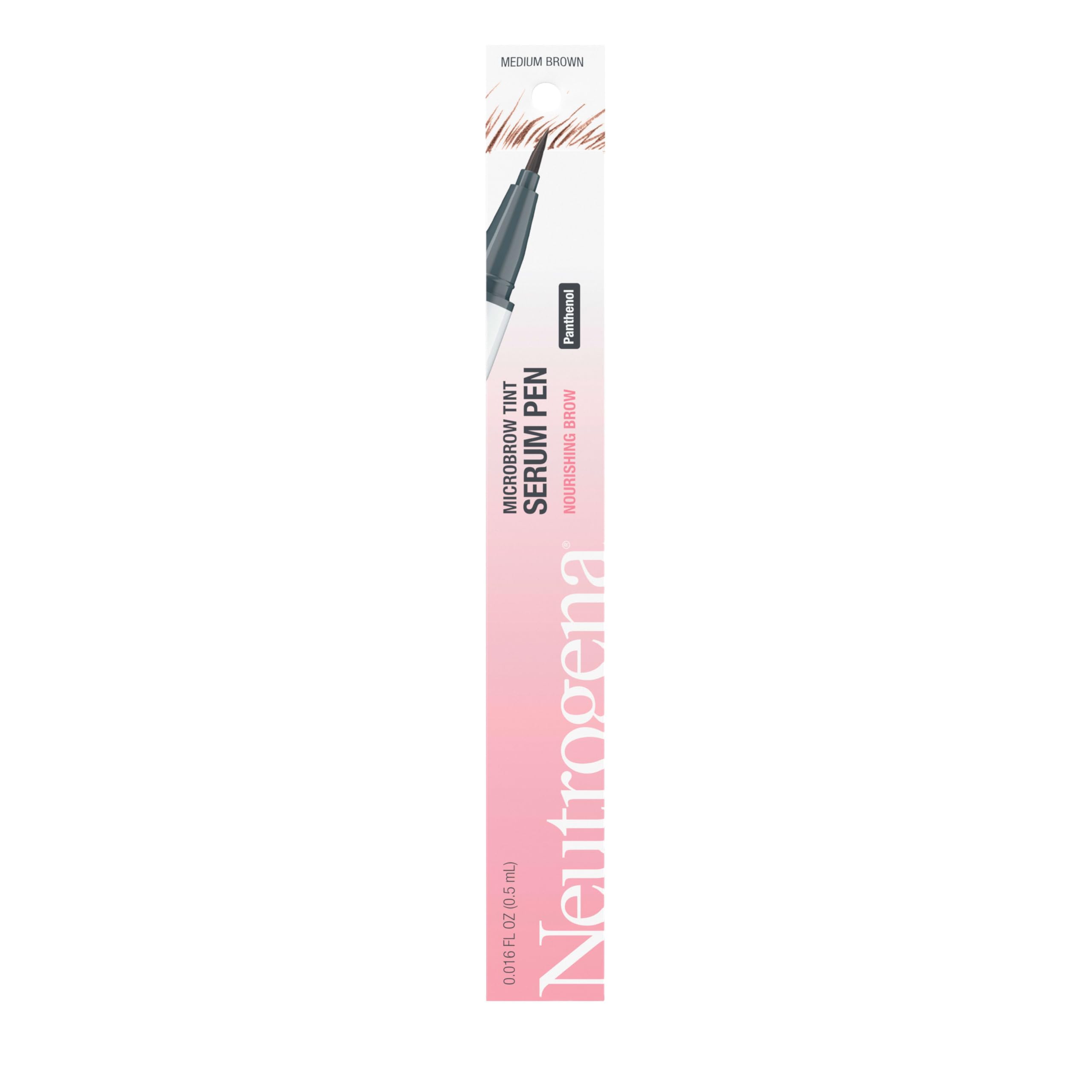 Neutrogena Microbrow front view showing compact pen and sleek design for easy use