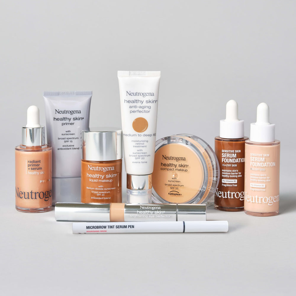 Neutrogena Microbrow tucked inside a small travel pouch for on-the-go touch-ups