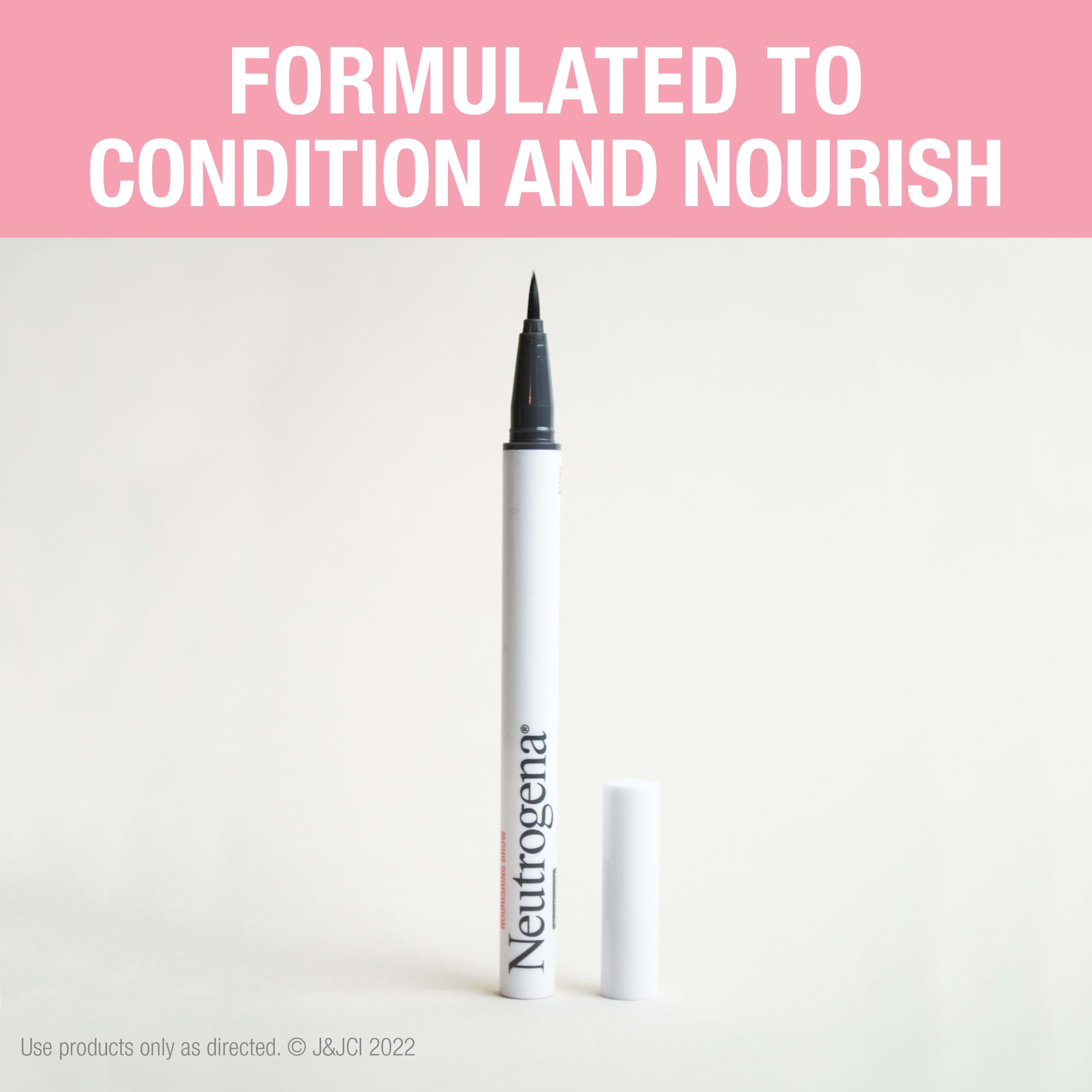 Neutrogena texture swatch of Medium Brown tint demonstrating smooth, blendable finish