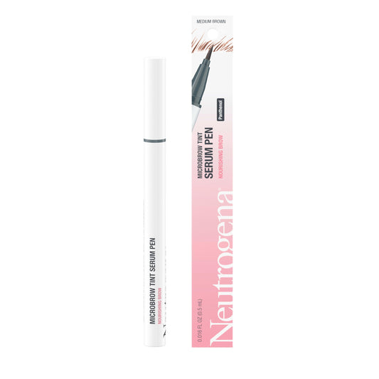 Neutrogena close-up of precision tip delivering fine hairlike strokes for natural brows