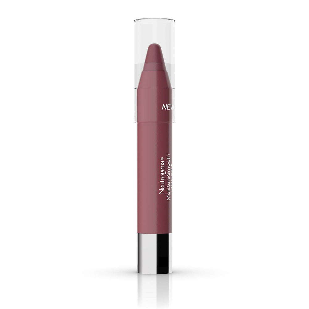 Neutrogena Moisturesmooth stick angled to show balm-like tip and smooth glide benefit