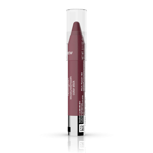 Neutrogena MoistureSmooth twist-up detail demonstrating no-sharpener convenience and quick reapplication