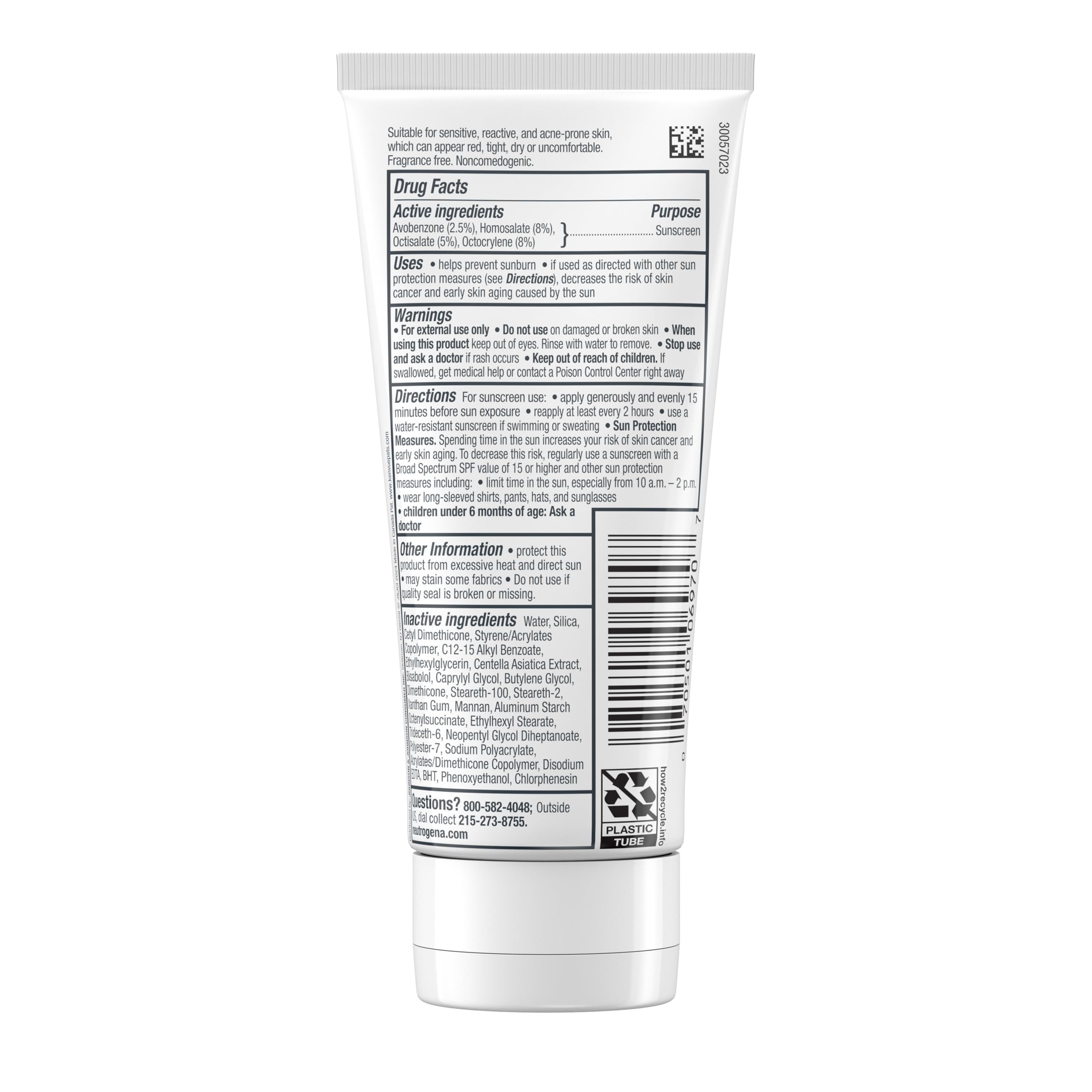 Neutrogena moisturizer absorbed on skin closeup showing hydrated, non-greasy finish