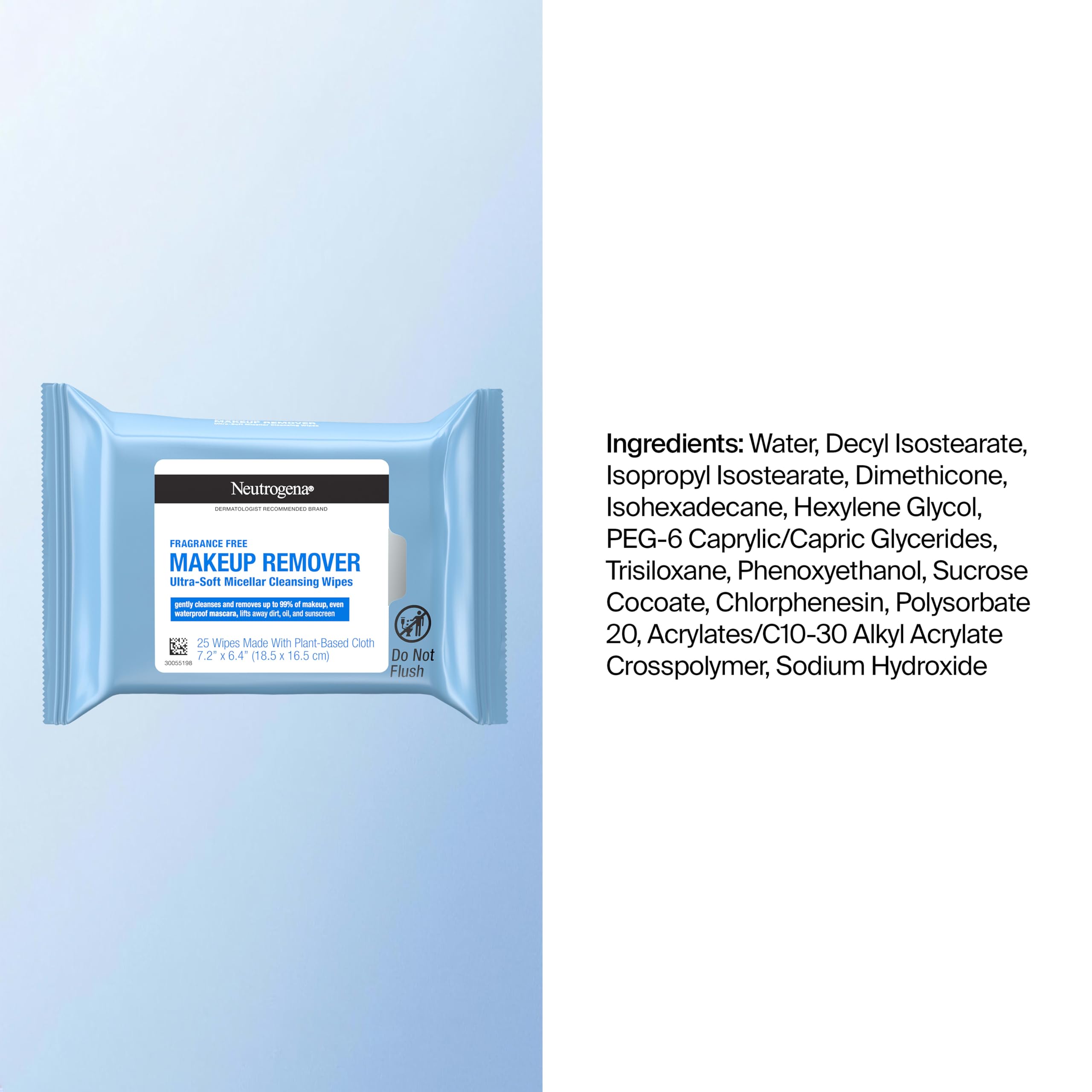 Neutrogena nighttime routine setting showing refresh after makeup removal