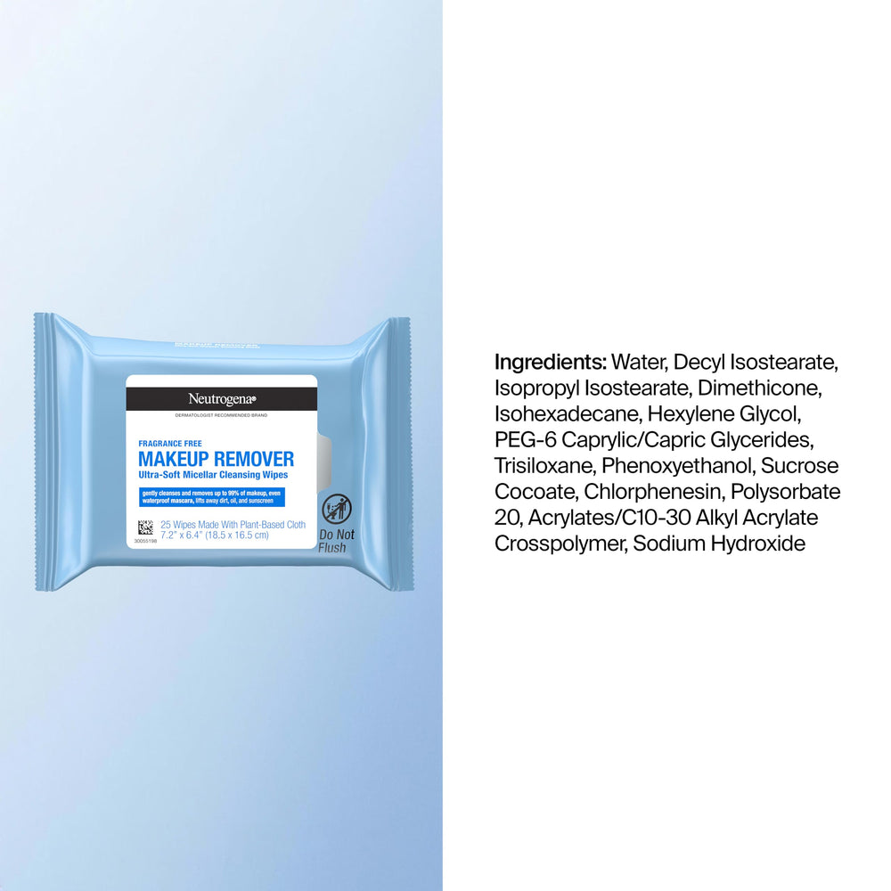 Neutrogena nighttime routine setting showing refresh after makeup removal