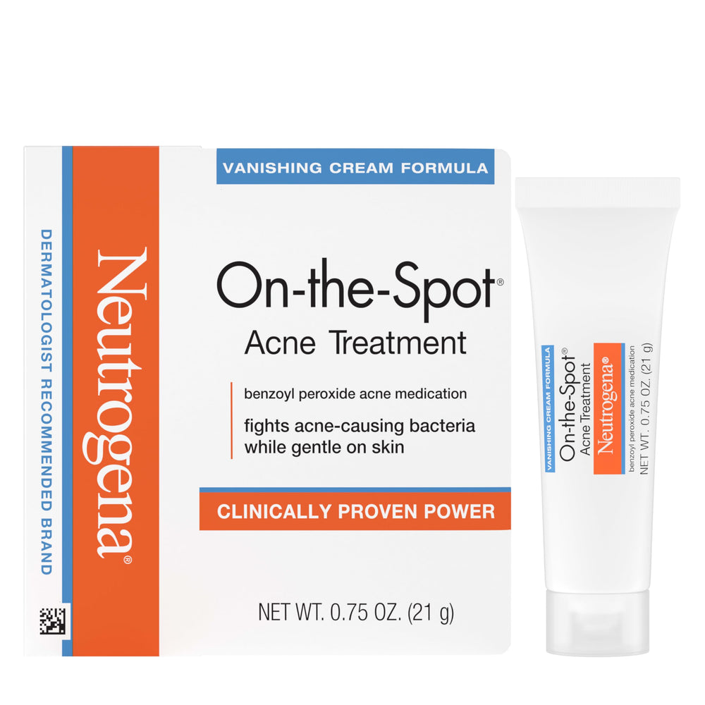 Neutrogena tube nozzle close-up demonstrating precise spot application benefit