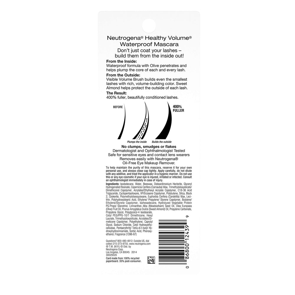 Neutrogena tube beside oil-free remover showing easy, gentle removal routine