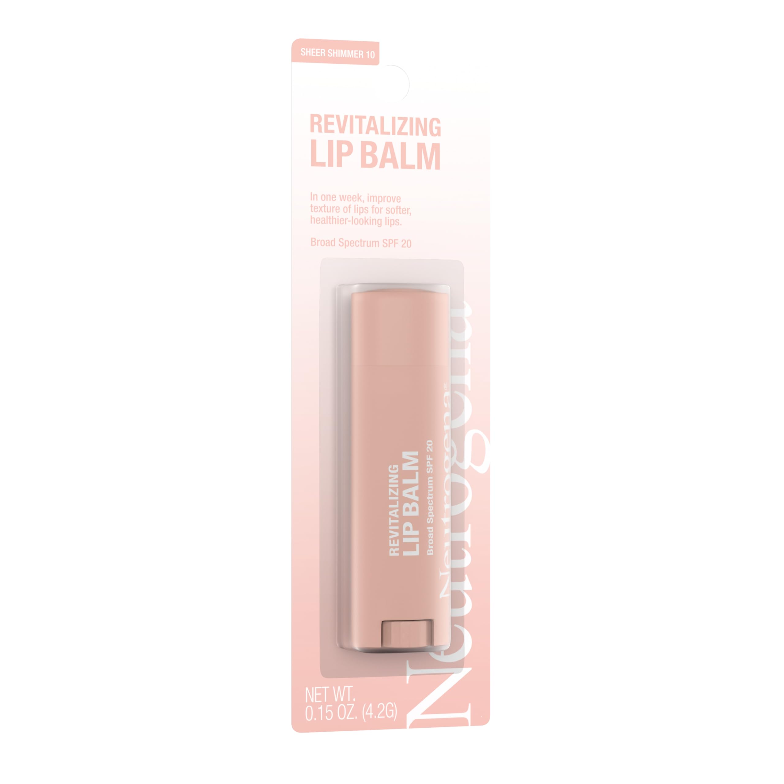 Neutrogena paired with gloss to show layering for added shine and color boost