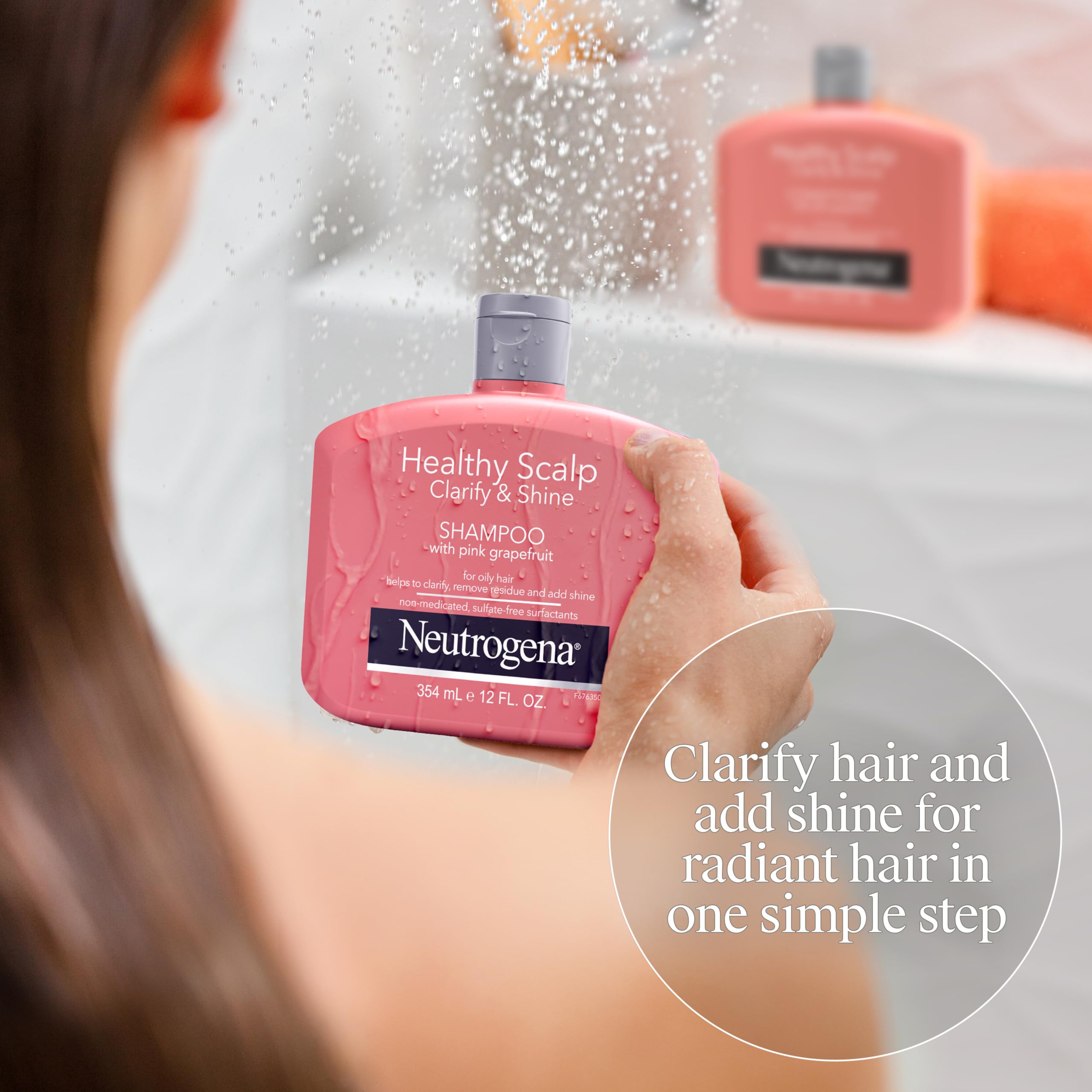 Neutrogena back label close-up showing ingredients and usage directions benefit