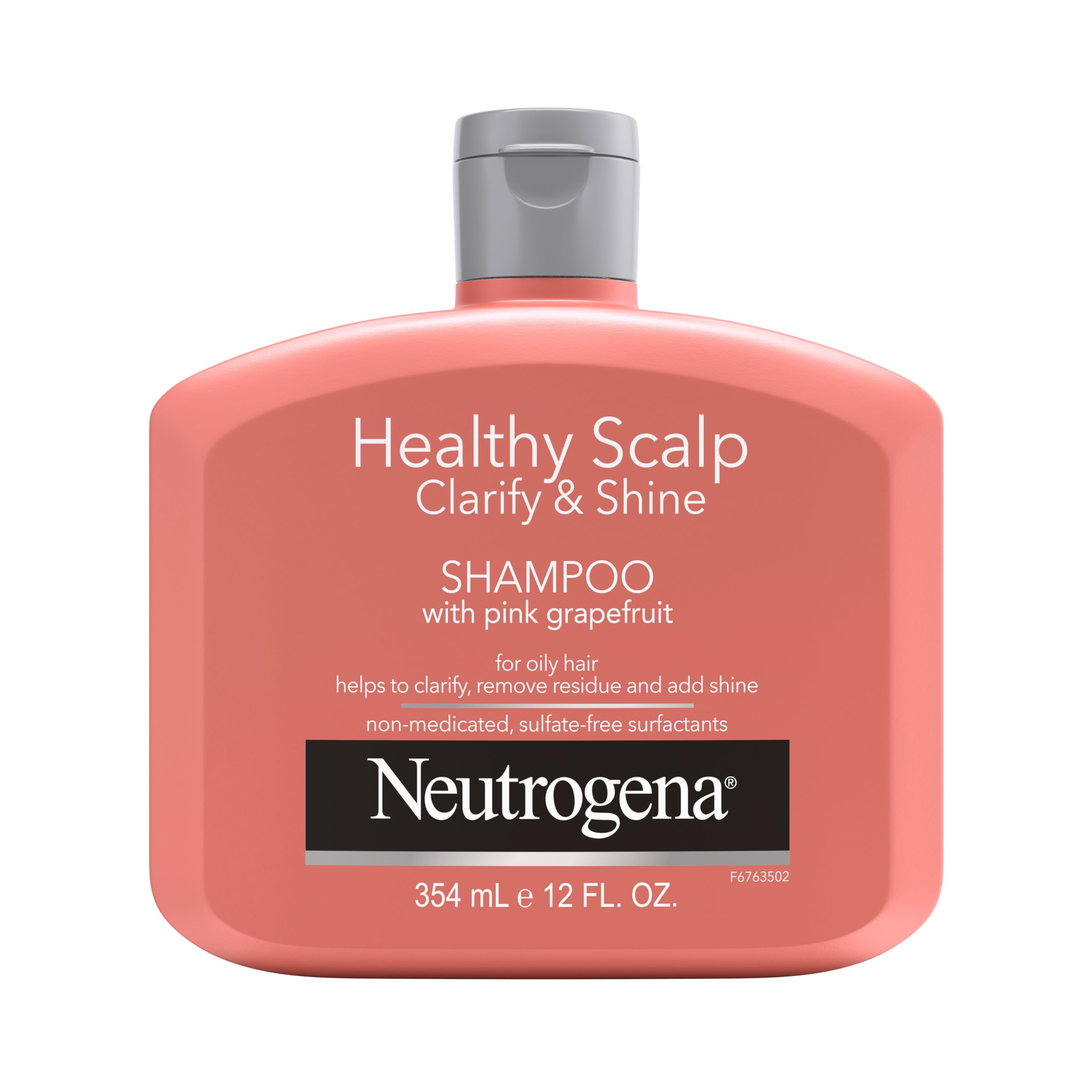 Neutrogena bottle front view showing pink grapefruit label and clarifying benefit